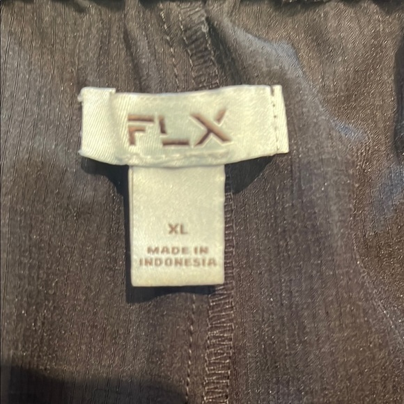 Women's FLX High-Waisted Paperbag-Waist Joggers Black Size XL - Picture 5 of 11